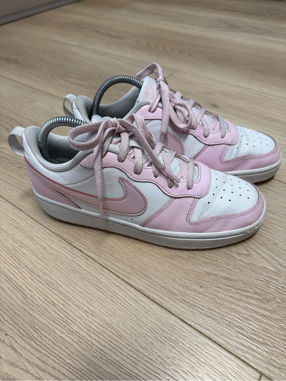 Nike Court Borough Low Recraft in Pink and White Size 7Y or Women’s 9